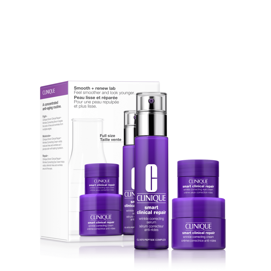 Clinique Smooth & Renew Lab Feel Smoother and Look Younger