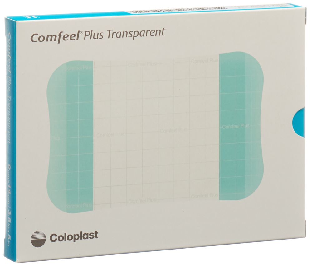 Comfeel Plus Transparent Hydrokolloid Verband 9x14cm 10 Stk