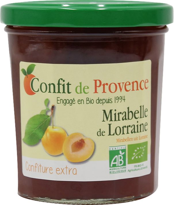 Confit de Provence Konfitüre Mirabellen aus der Lorraine Glas 370 g