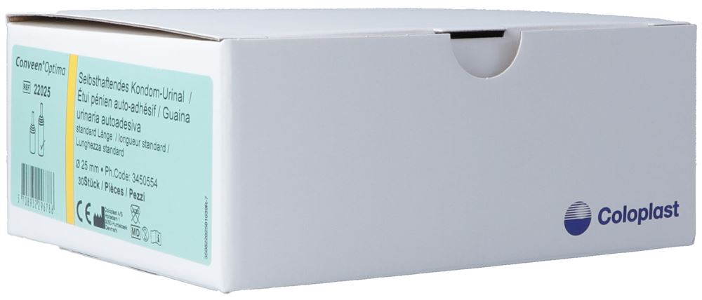 Conveen Optima Kondom Urinal 25mm/8cm selbsthaftend 30 Stk