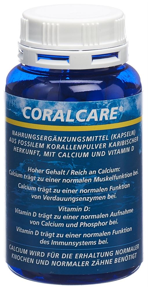 Coralcare Karibischer Herkunft Mit Vitamin D3 Kapseln 1000 Mg Ds 120 Stück