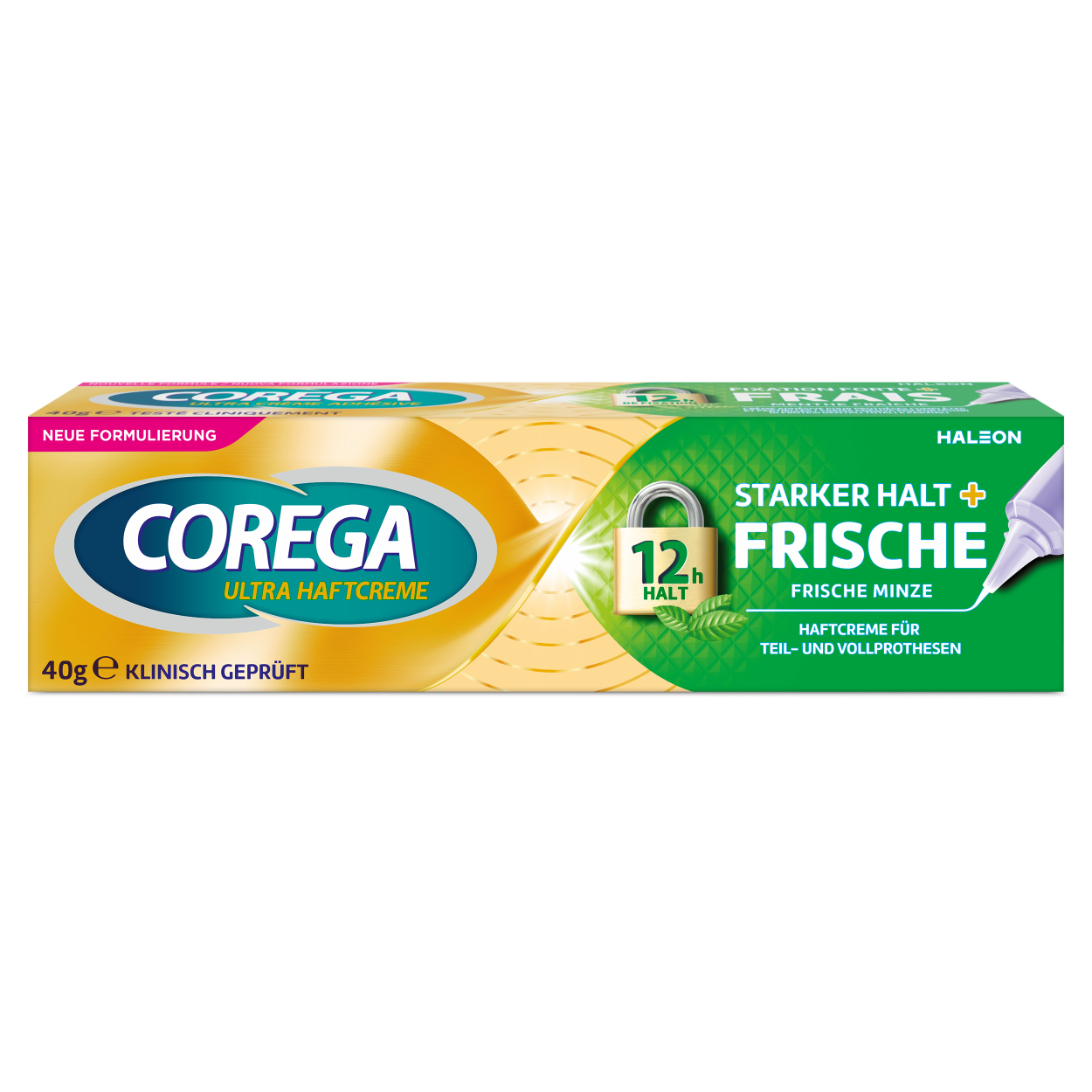 Corega Ultra Haftcreme starker Halt + Frische Tb 40 g
