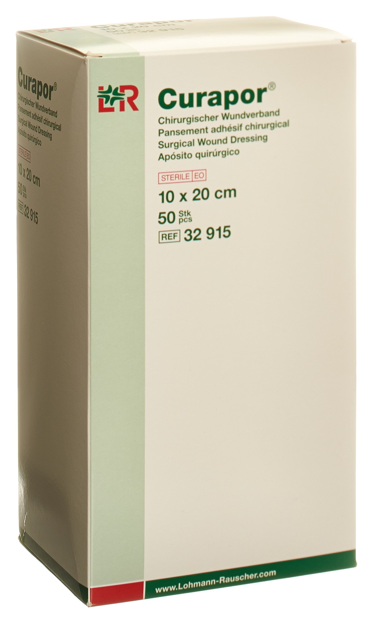 Curapor Chirurgisch Wundverband 10x20cm steril 50 Stk
