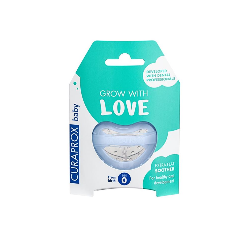Curaprox Baby Schnuller Gr0 blau