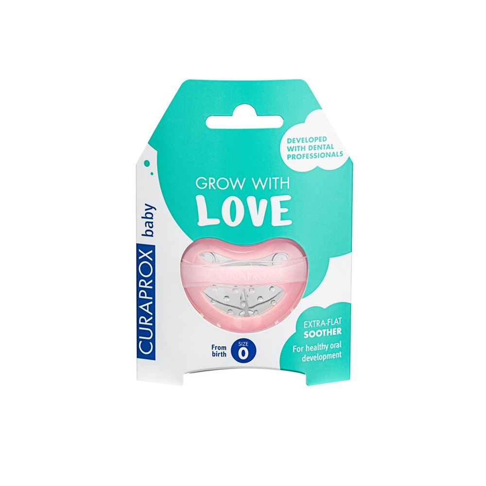 Curaprox Baby Schnuller Gr0 rosa