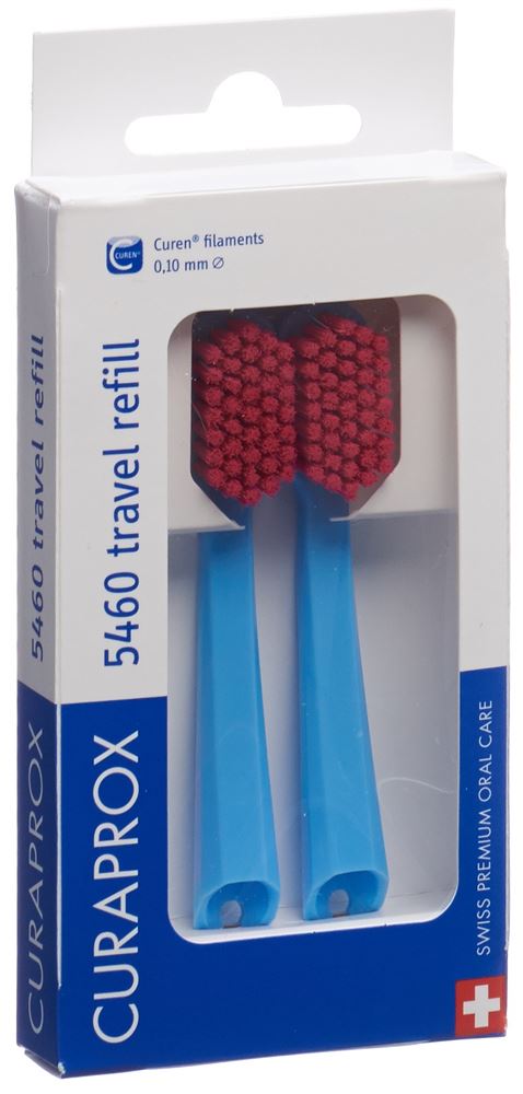 Curaprox CS 5460 Duo Travel Refill Bürstenköpfe