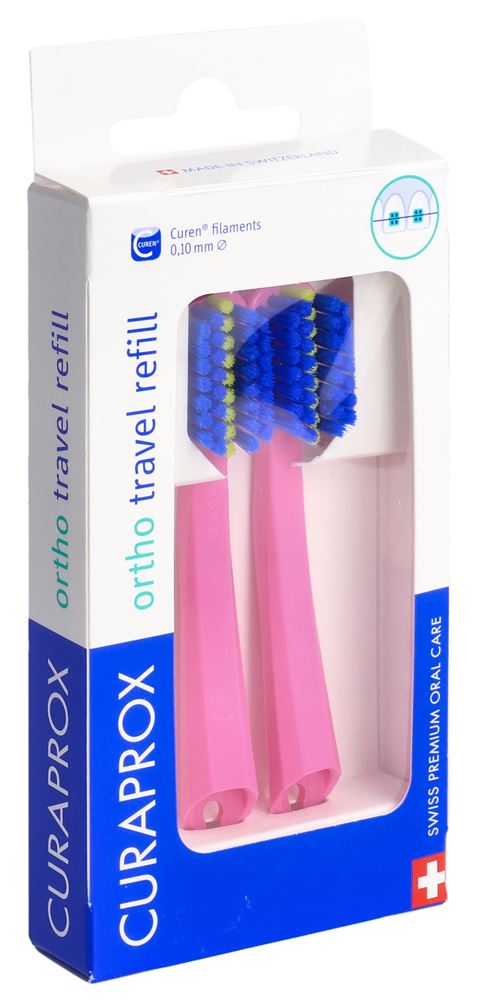 Curaprox CS 5460 Travel Set Ortho refill pink