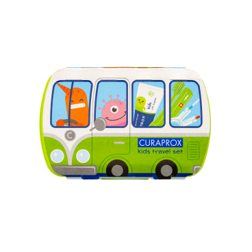Curaprox CS kids Travel Set refill grün