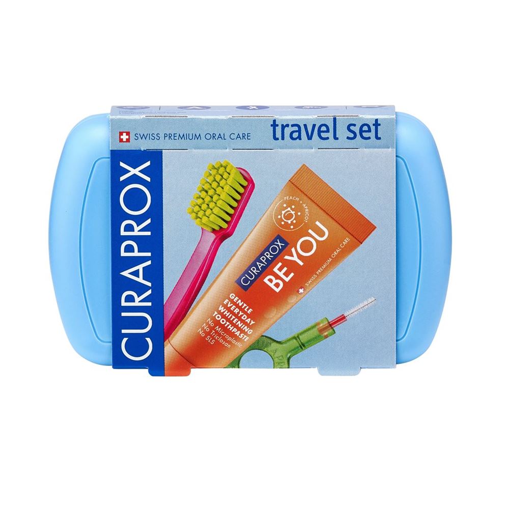 Curaprox Travel Set blau