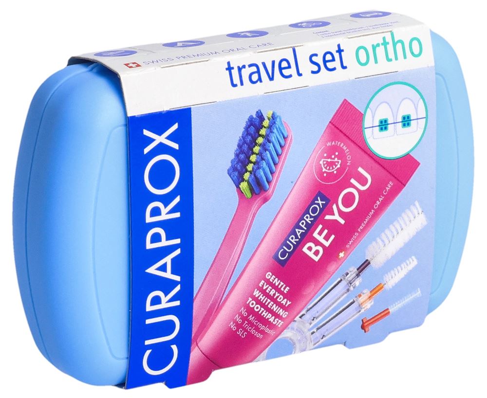 Curaprox Travel Set Ortho blau