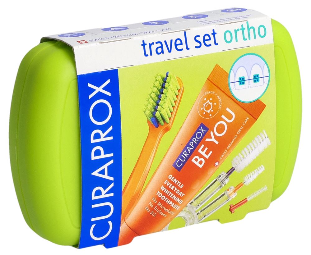 Curaprox Travel Set Ortho grün