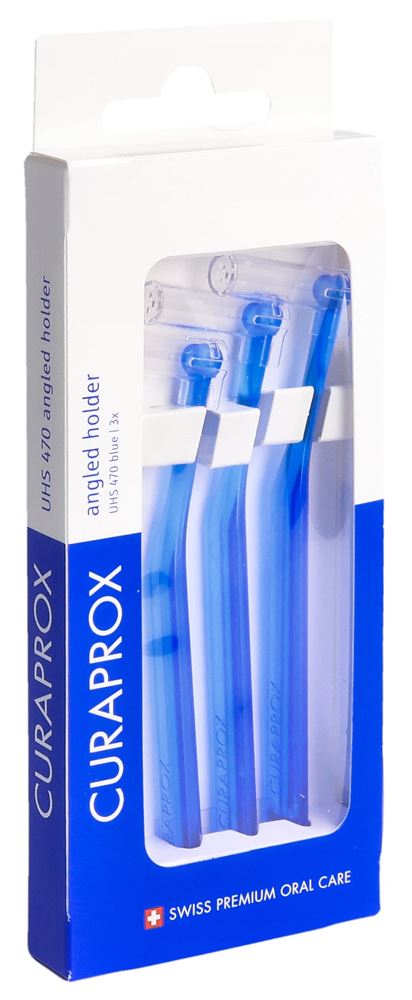 Curaprox UHS 470 Halter abgewinkelt 3 Stk