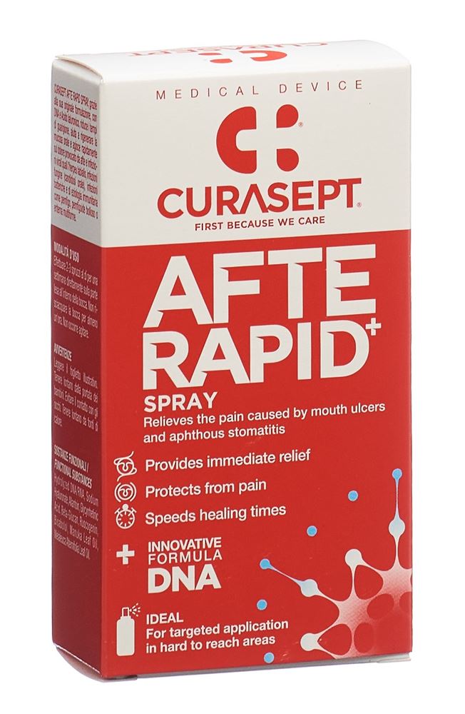 Curasept Afte Rapid DNA Spray englisch/italienisch 15 ml