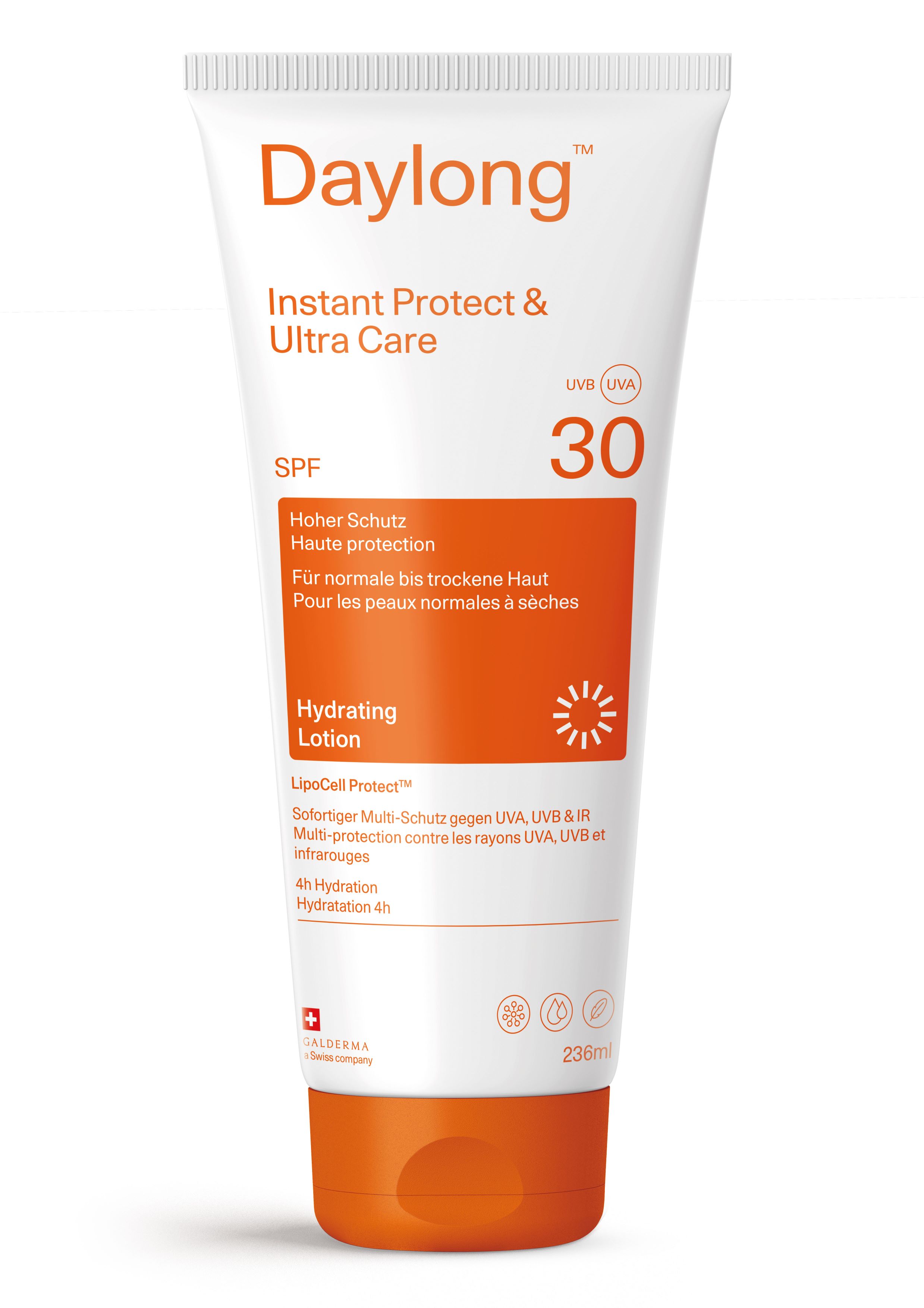 Daylong Instant Protect & Ultra Care Lotion hydrating Spf30 Tb 236 ml