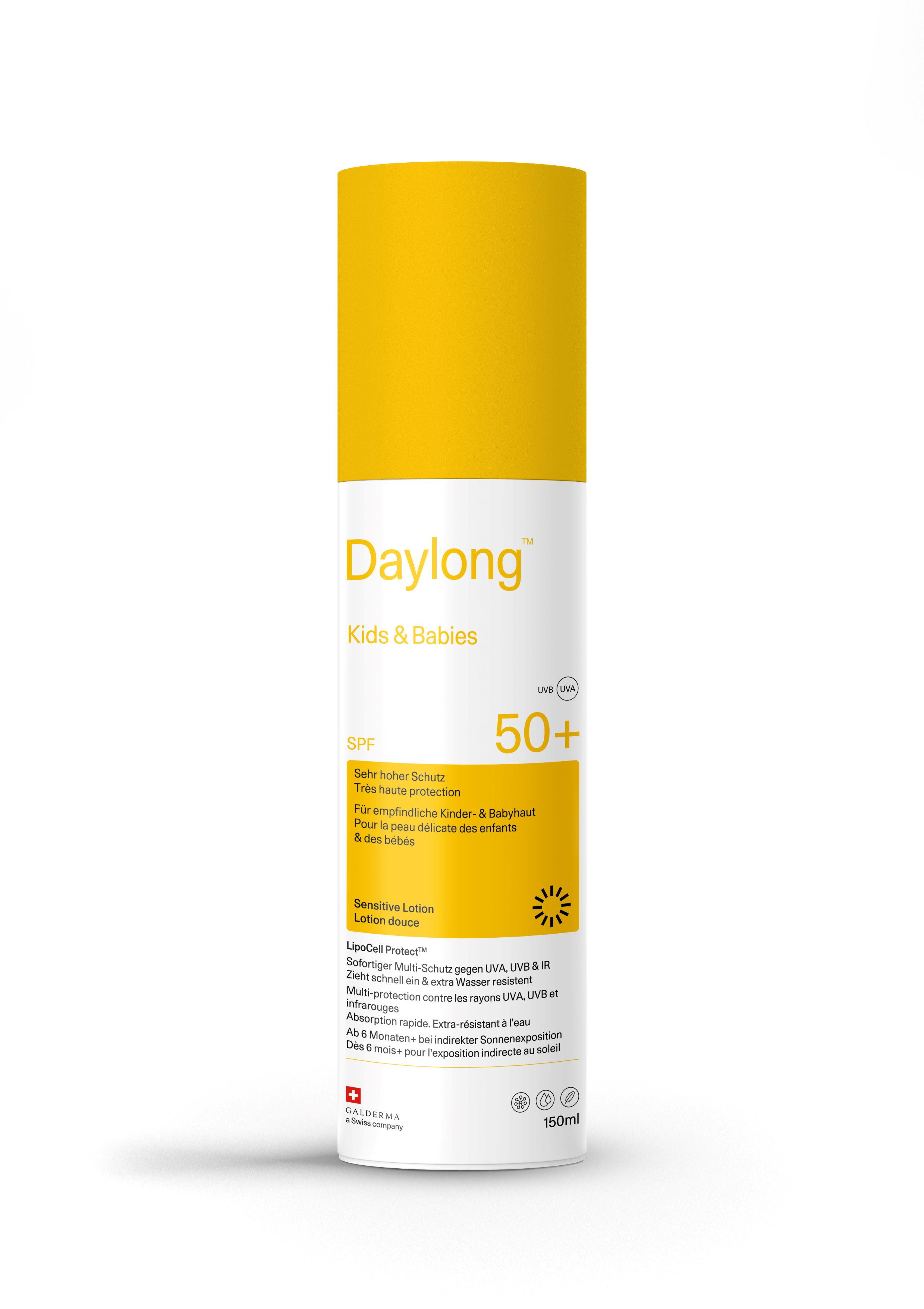 Daylong Kids & Babies Lotion sensitive Spf50+ Disp 150 ml