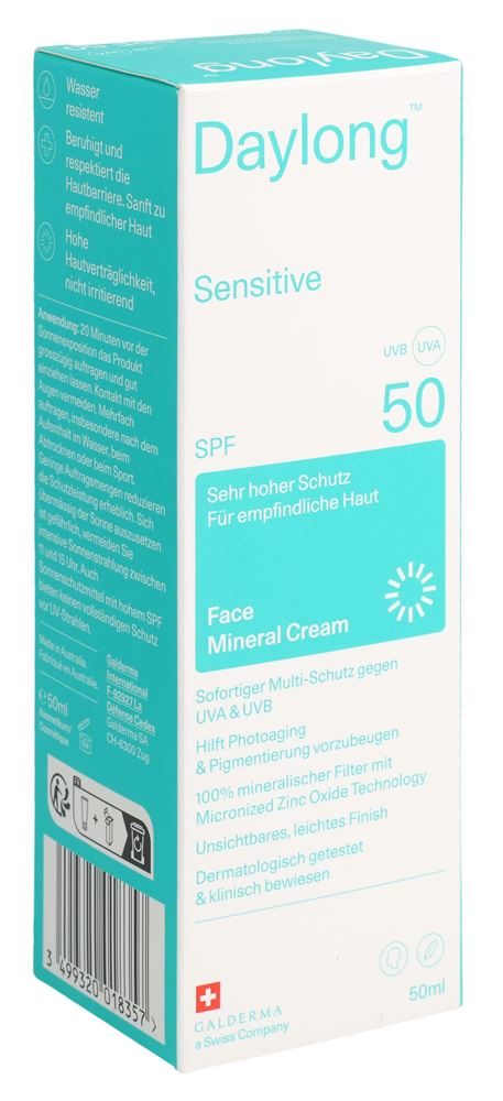 Daylong Mineral Cream sensitive Spf50 Tb 50 ml