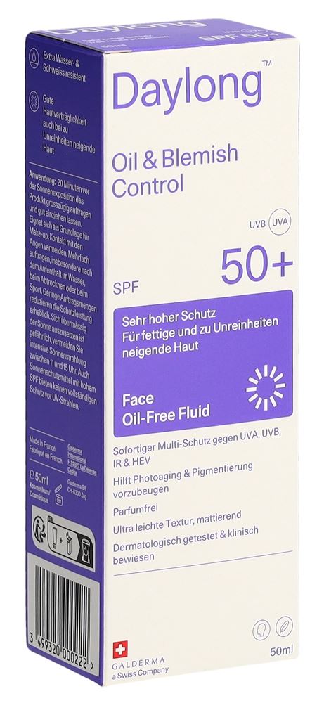 Daylong Oil & Blemish Control Oil-Free Fluid Spf50+ Tb 50 ml