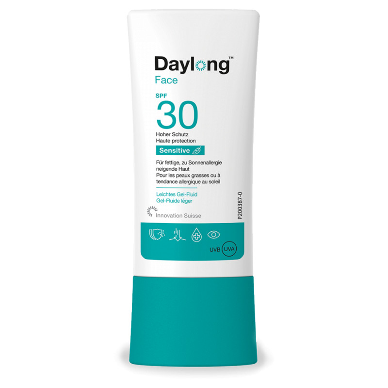 Daylong Sensitive Face Gel-Fluid Spf30 30 ml
