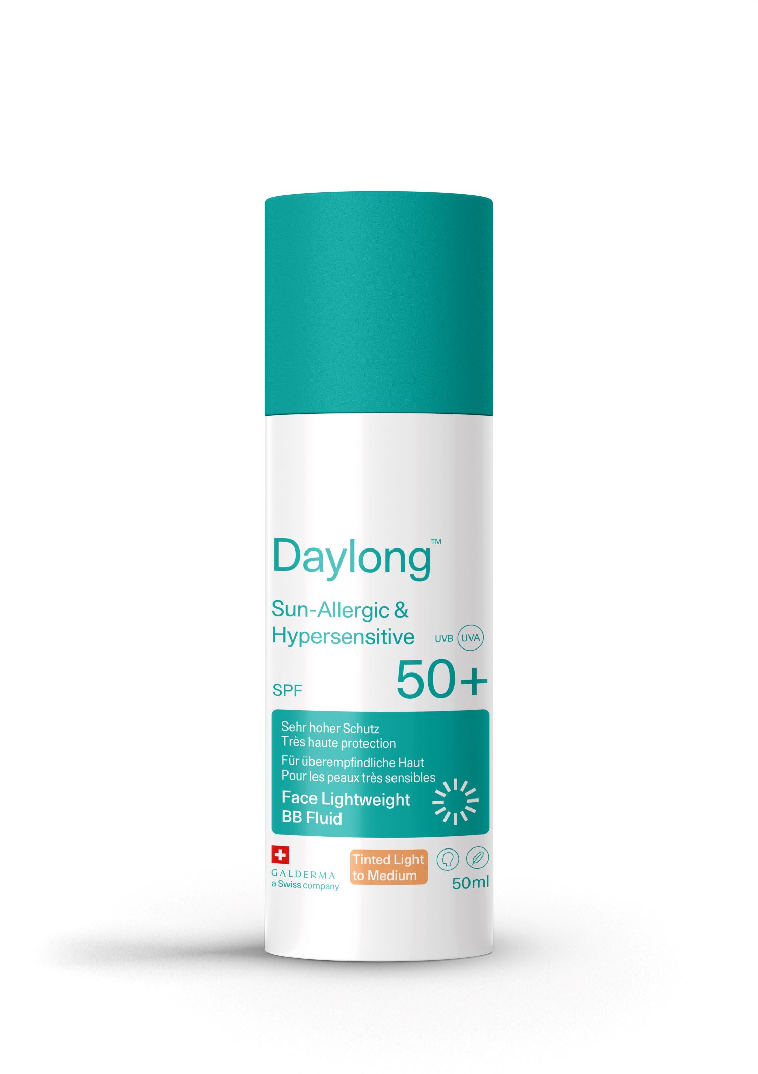 Daylong Sun-allergic & Hypersensitive Fluid BB lightweight Spf50+ Disp 50 ml