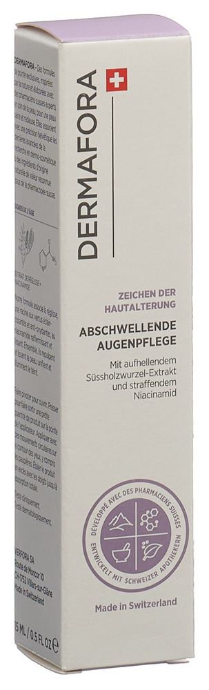 Dermafora abschwellende Augenpflege Tb 15 ml