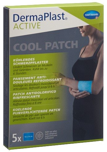 DermaPlast Active Cool Patch 10x14cm 5 Stk