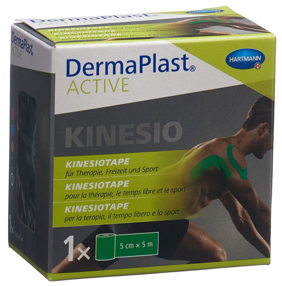 DermaPlast Active Kinesiotape 5cmx5m grün
