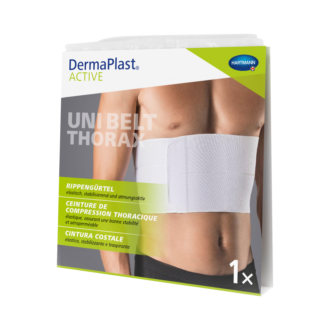 DermaPlast Active Uni Belt Thorax 1 70-85cm Men