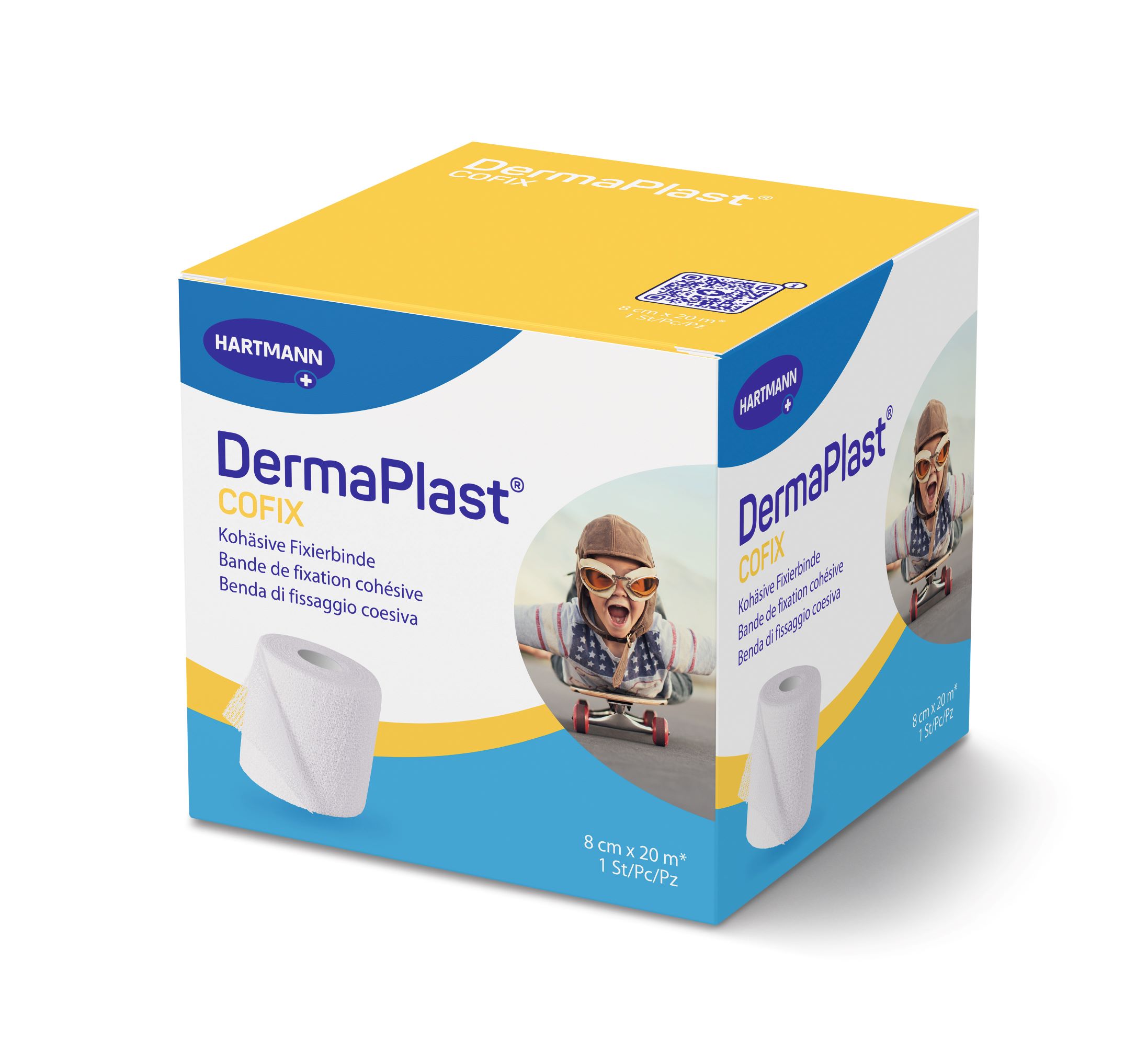 DermaPlast CoFix 8cmx20m weiss