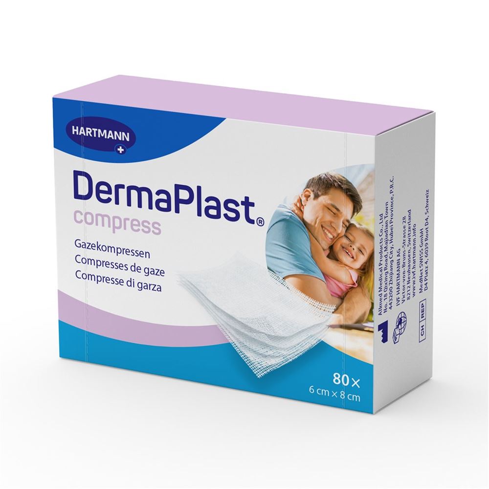 DermaPlast Compress 6x8cm 80 Stk