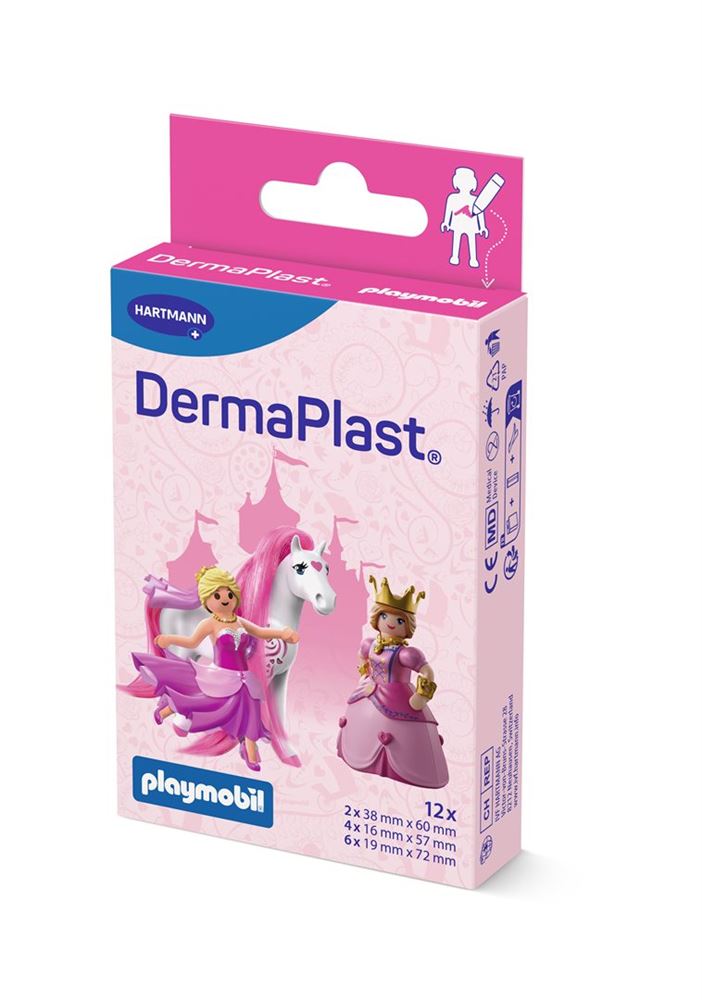 DermaPlast Playmobil Princess 3 Grössen 12 Stk