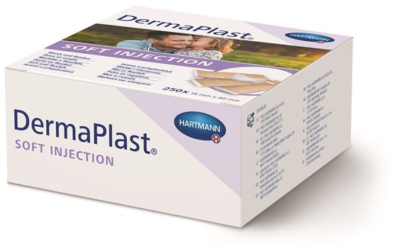 DermaPlast Soft Injektion 16x40mm beige 250 Stk