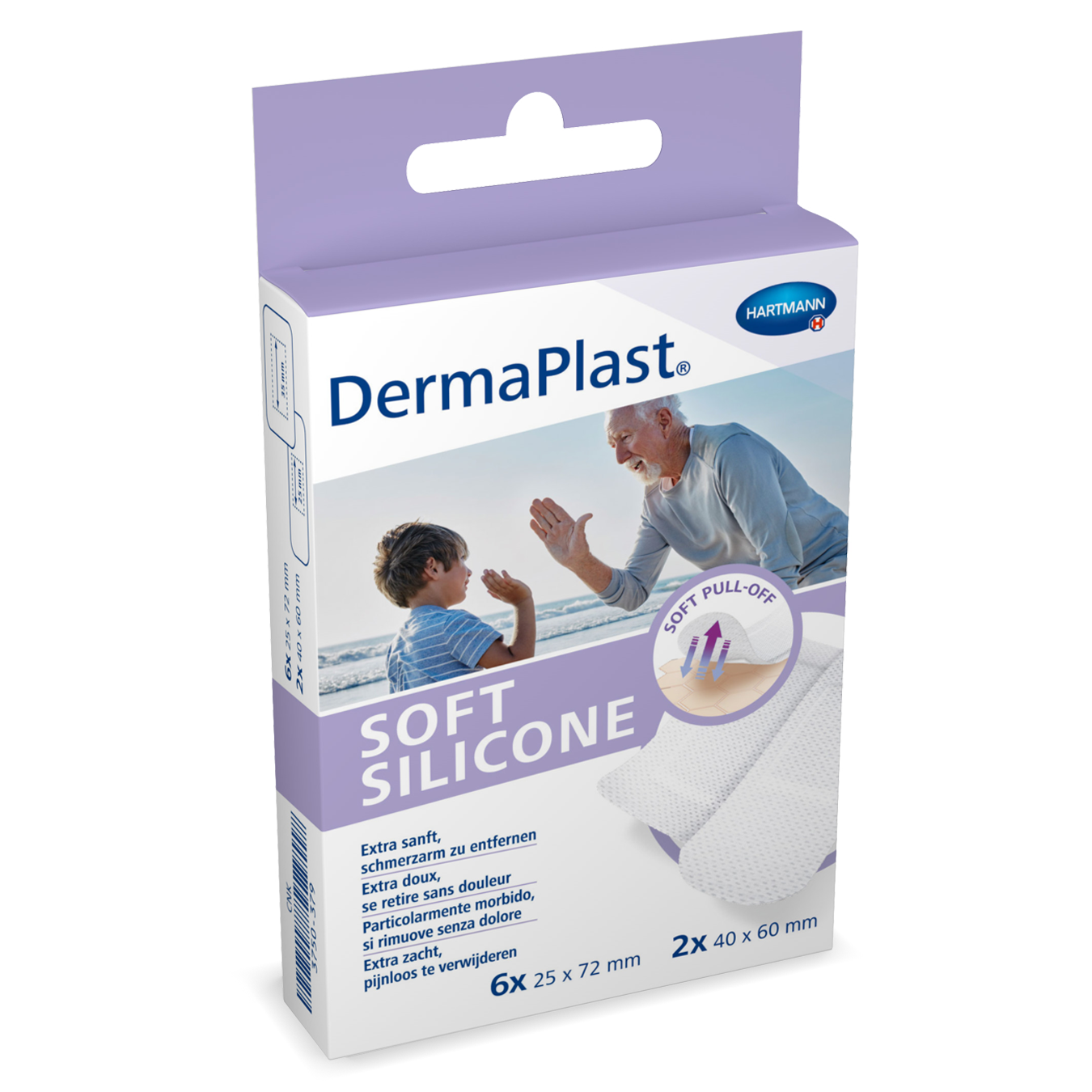 DermaPlast Soft Silicone Strips 8 Stk