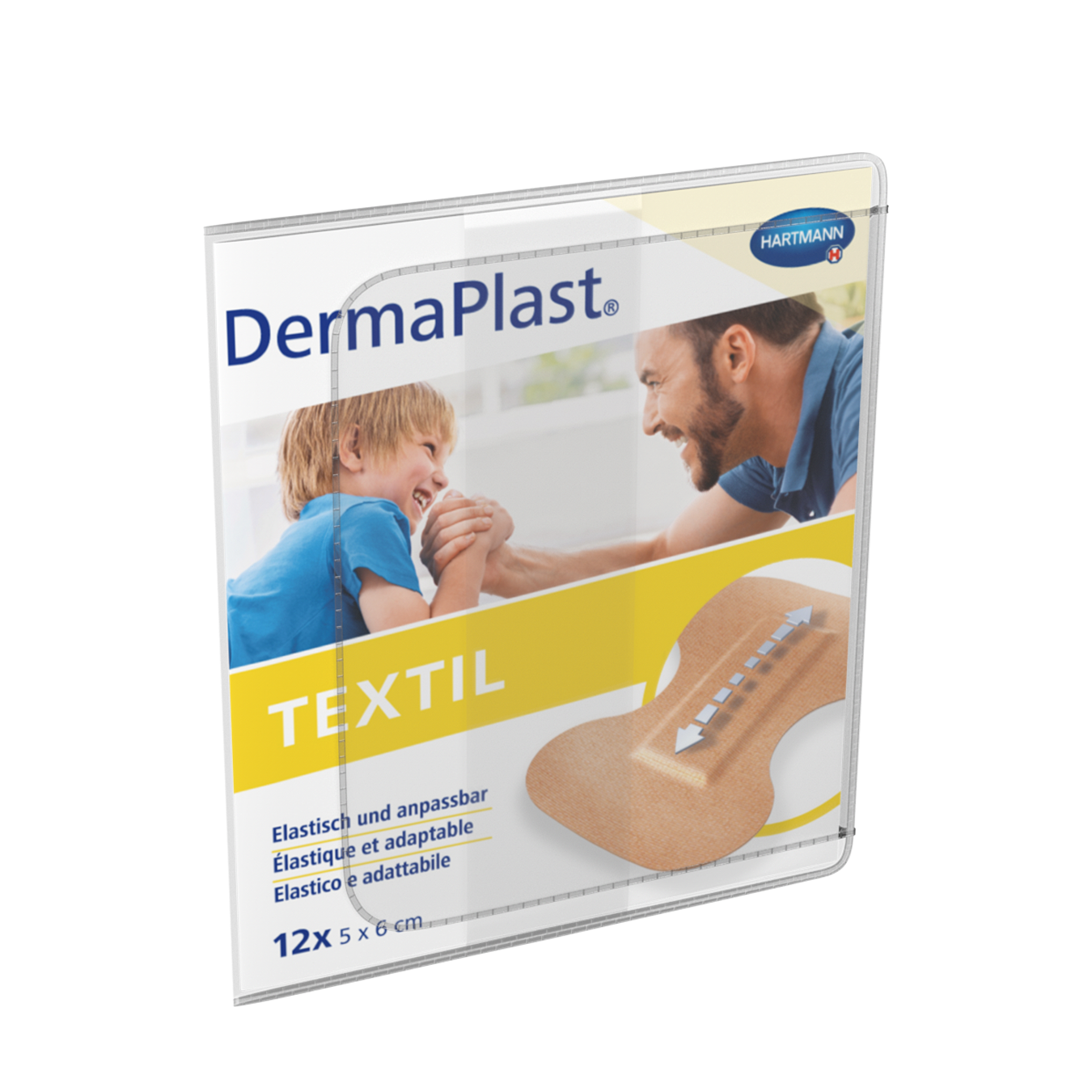 DermaPlast Textil Fingerspitzenverband 5x6cm elastisch 12 Stk