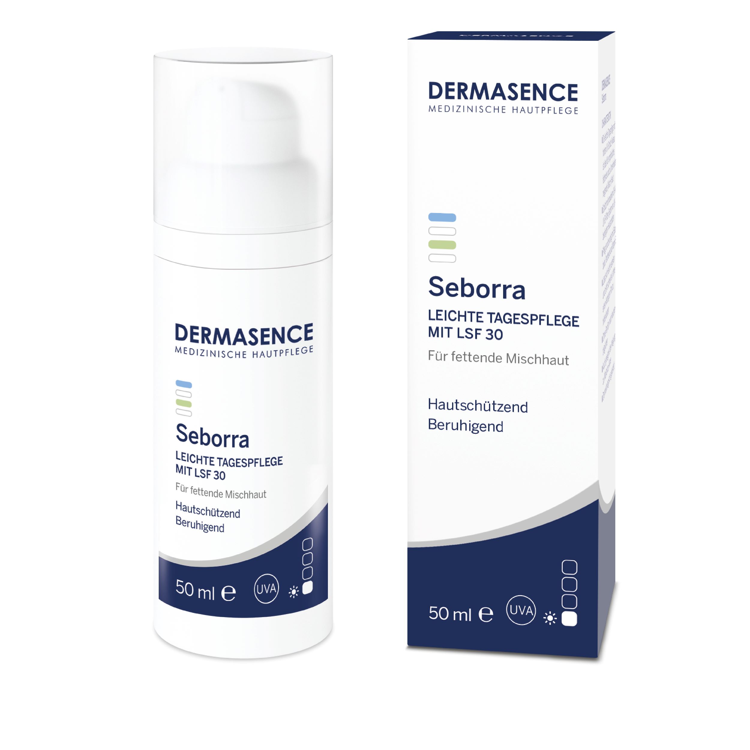 Dermasence Seborra leichte Tagespflege Lfs30 Disp 50 ml