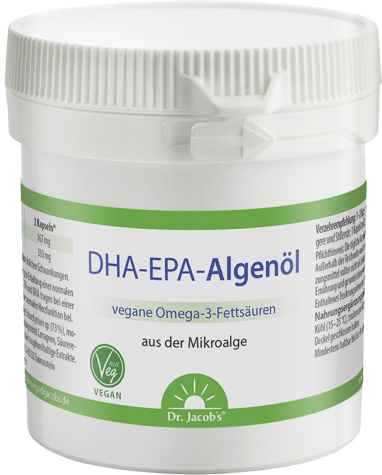 Dr. Jacob’S Dha-Epa-Algenöl Kapseln Ds 60 Stück