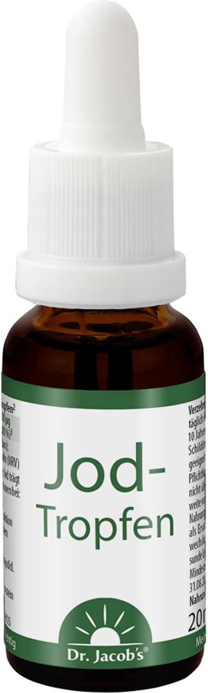 Dr. Jacob's Jod Tropfen 150 mcg Kaliumjodid vegan Fl 20 ml
