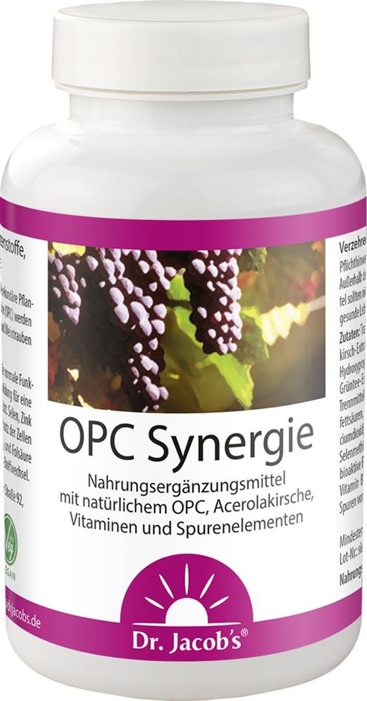 Dr. Jacob’s OPC Synergie Traubenkernextrakt Kaps 120 Stk