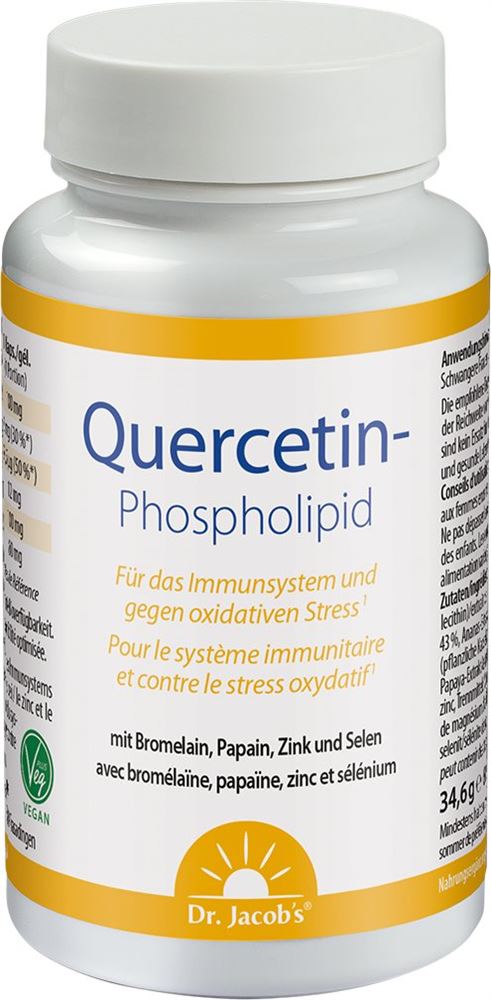 Dr. Jacob's Quercetin-Phospholipid Kaps Papain Bromelain Ds 60 Stk