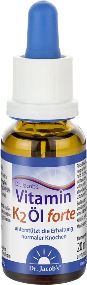 Dr. Jacob's Vitamin K2 Öl forte 50 mcg MK7 20 ml