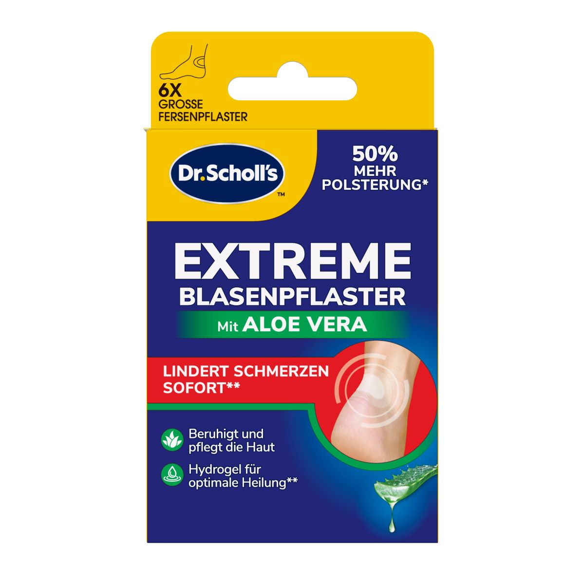 Dr. Scholl's Blasenpflaster Univ Aloe Vera Box 6 Stk
