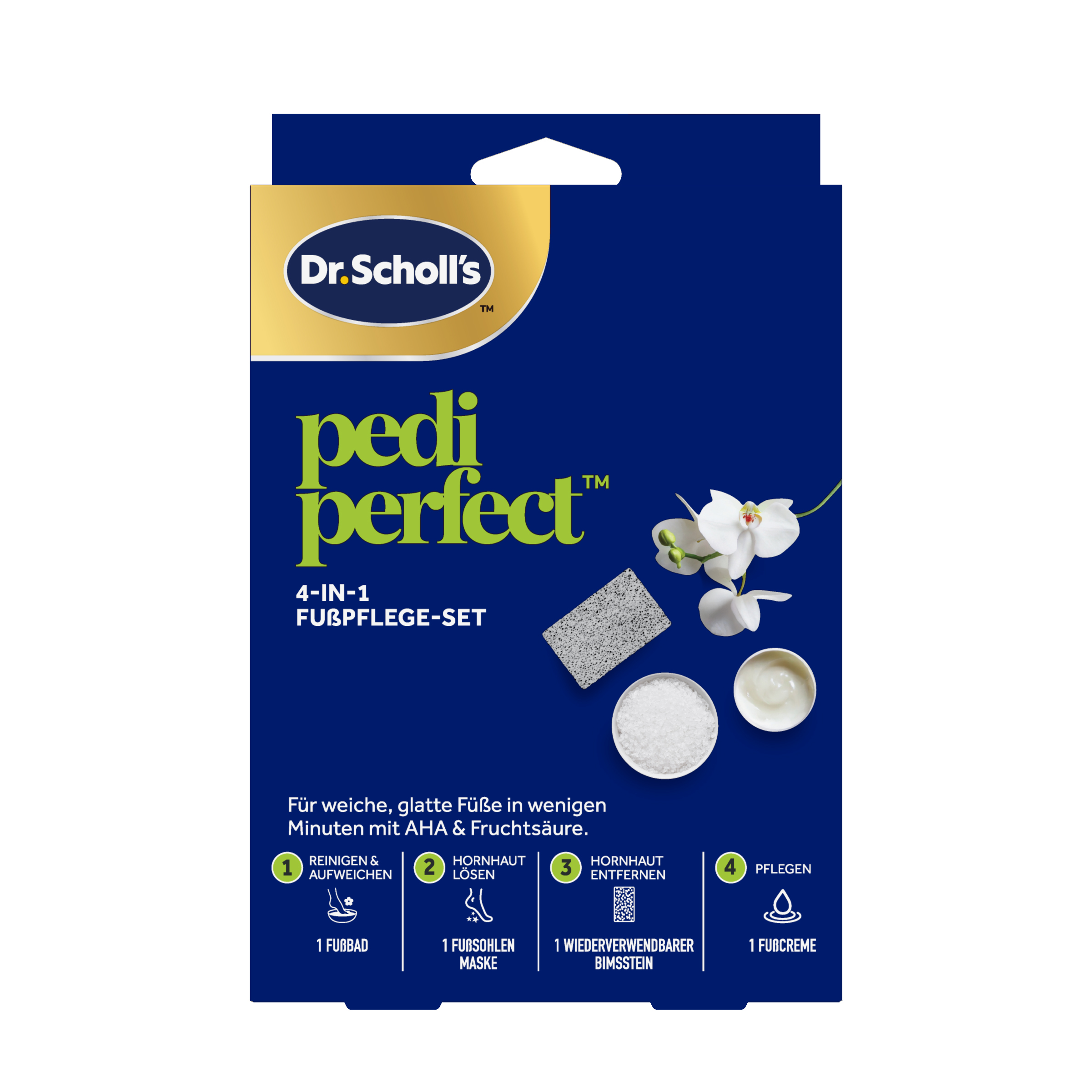 Dr. Scholl's Pedi Perfect Fusspflege Set Box