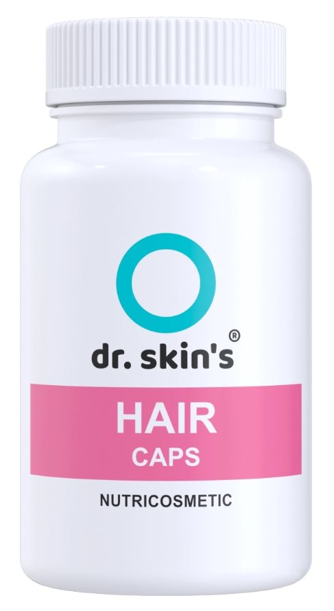 dr. skin's Hair Caps Haarkapseln mit Keratin Biotin & Zink Ds 60 Stk