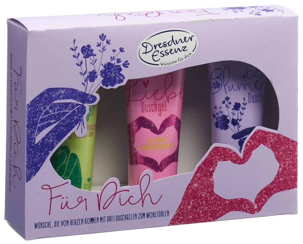 Dresdner Geschenkset Wünsche für dich 3 x 75 ml