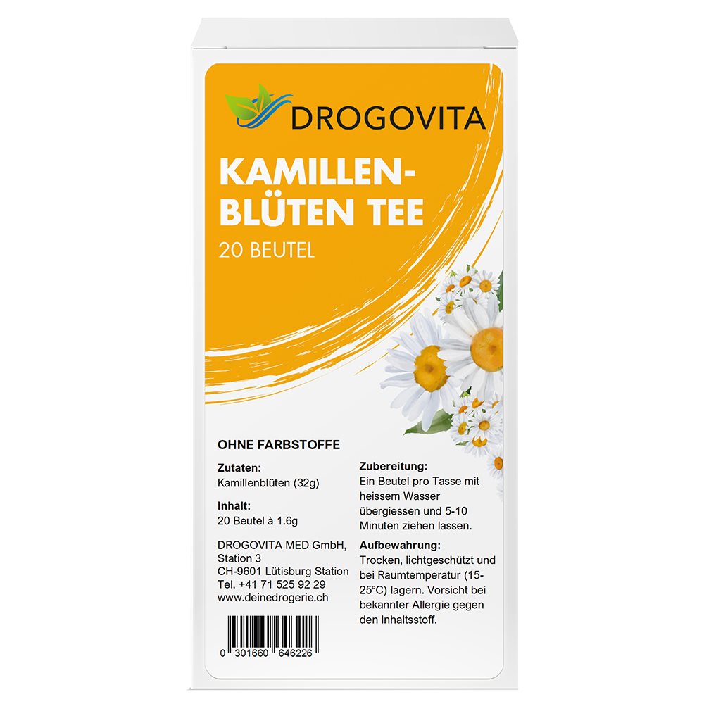 Drogovita Kamillen Tee Btl 20 Stk