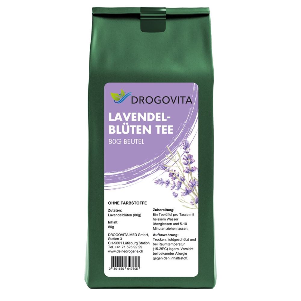 Drogovita Lavendel Tee Btl 80 g
