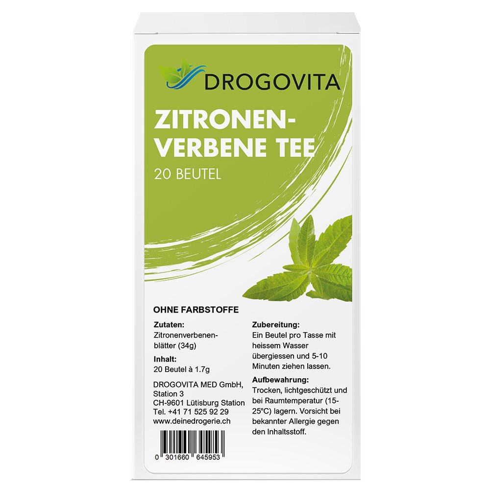 Drogovita Zitronenverbene Tee Btl 20 Stk