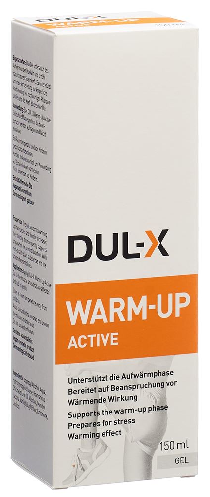 Dul-X Warm-up Active Gel Disp 150 ml