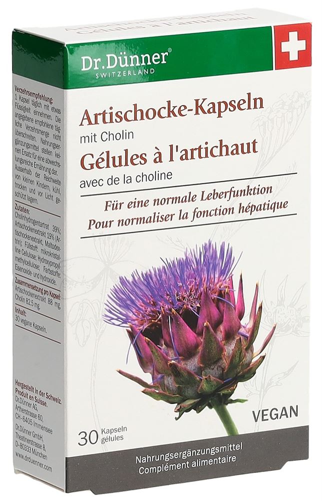 Dünner Artischocke Leberfunktion Kaps 30 Stk