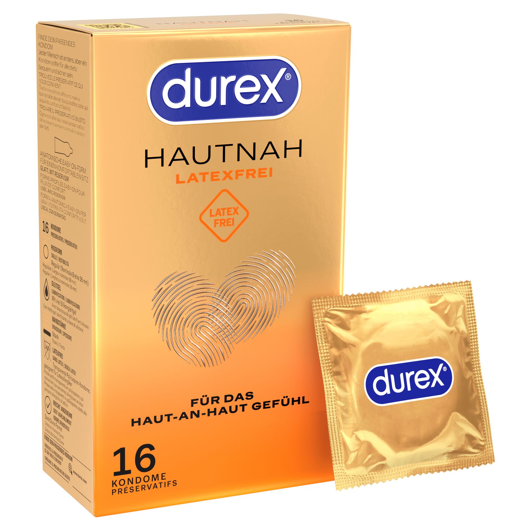 Durex Hautnah Präservativ latexfrei 16 Stk