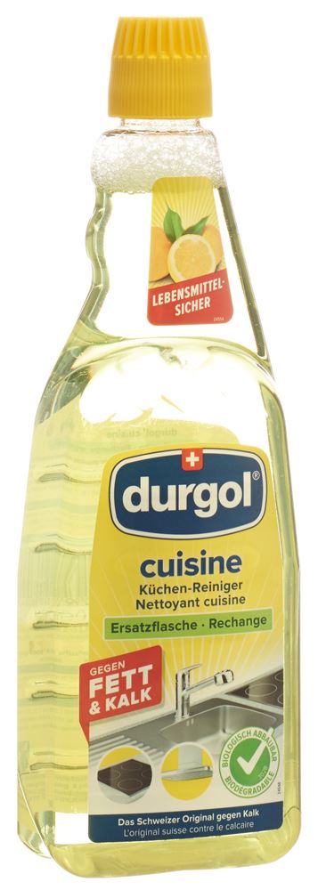 durgol cuisine Küchen-Reiniger Ersatzflasche 600 ml